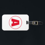 Modernes, stylisches Monogram Red Initial Letter W Gepäckanhänger<br><div class="desc">Schlichte Minimalistische moderne Designs. Sie sind alle einfach,  attraktiv,  einzigartig.</div>