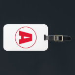 Modernes, stylisches Monogram Red Initial Letter W Gepäckanhänger<br><div class="desc">Schlichte Minimalistische moderne Designs. Sie sind alle einfach,  attraktiv,  einzigartig.</div>