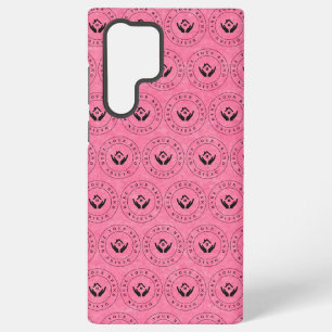 Modernes Stylist mit bearbeitbarem Logo und Text Samsung Galaxy Hülle