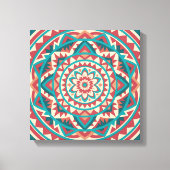 Modernes Südwestmandala Leinwanddruck (Vorderseite)