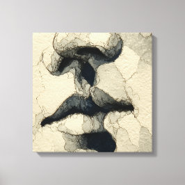 Modernes surrealistisches Porträt | Fragmentierte  Leinwanddruck
