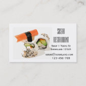 Modernes Sushi-Restaurant oder Catering-Business Visitenkarte (Vorderseite)