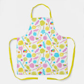 Modernes Süßes Candy Muster Niedlich Schürze (Vorderseite)