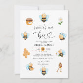 Modernes Sweet as Can Bee Baby Dusche Einladung (Vorderseite)