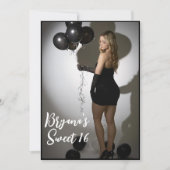 Modernes Sweet-Modern-Sweet-Foto 16 Einladung (Vorderseite)