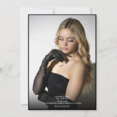 Modernes Sweet-Modern-Sweet-Foto 16 Einladung (Rückseite)