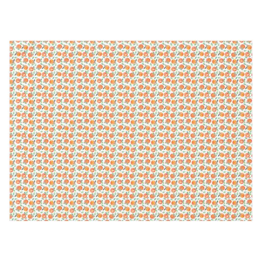 Modernes Sweet Peach Pattern Tablecloth Tischdecke (Vorderseite (Horizontal))