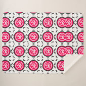 Modernes Symbolmuster Sherpadecke (Vorderseite (Horizontal))