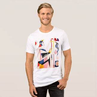 Modernes T-Shirt I Grafisches T-Shirt für Männer I Tri-Blend Shirt