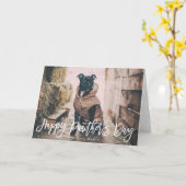 Modernes Tageskarte des Skript-| glückliches Karte (Gelbe Blume)