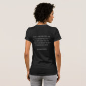 Modernes TagesScharlachrot Buchstabe- T-Shirt (Schwarz voll)
