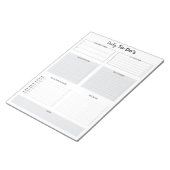 Modernes, tägliches Verzeichnis für Notepad Notizblock (angewinkelt)