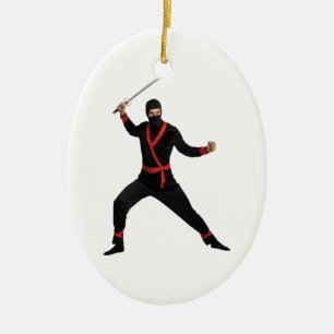 MODERNES TAGNINJA KERAMIKORNAMENT