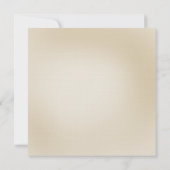 Modernes TAN u. schwarzes Brautparty laden ein Einladung (Rückseite)