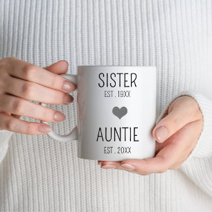 Modernes Tante Geschenk für Tante Geschenk Neue Ta Tasse