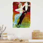 Modernes Tanzkollegen von Otto Dix Poster (Küche)