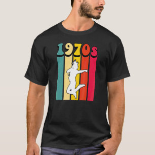 Modernes Tanzretro aus den 70er Jahren Vintag zurü T-Shirt