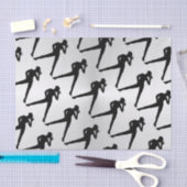 Modernes Tanzsilber Seidenpapier (Handwerk)