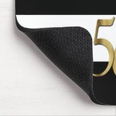 Modernes Tanztempozähler- und Stripmuster Mousepad (Ecke)