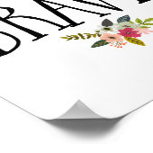 Modernes, tapferes Kinderzimmer Poster (Ecke)