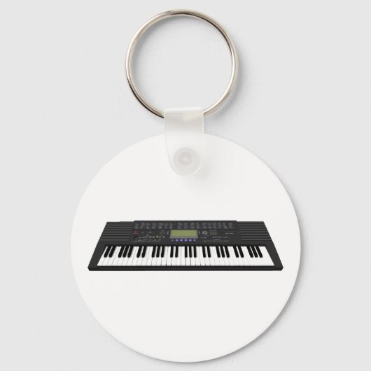 Modernes Tastatursynth: 3D-Modell: Schlüsselanhänger (Vorderseite)