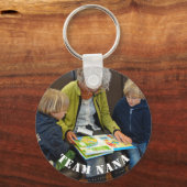 Modernes Team Nana Custom Foto Schlüsselanhänger (Vorderseite)