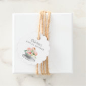 Modernes Tee-Brautparty Gefallen-Tag Geschenkanhänger (Beispiel)