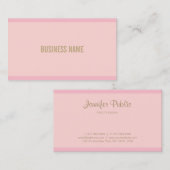 Modernes Template Eleganrosa Handschrift Schriftar Visitenkarte (Vorne/Hinten)