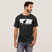 Modernes Template für den laufenden Pop von Pferde T-Shirt (Vorne ganz)