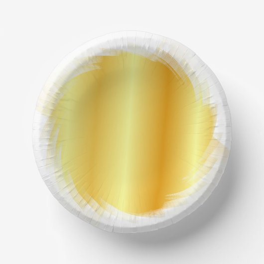 Modernes Template Gold Look Eleganter Glamour Pappteller (Vorderseite)