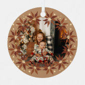 Modernes Terracotta-Foto Ornament Aus Metall (Vorderseite)