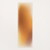 Modernes Terracotta Ombre Gradient Mongram Script Yogamatte (Rückseite)