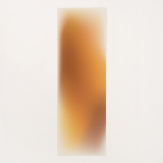 Modernes Terracotta Ombre Gradient Mongram Script Yogamatte (Rückseite)