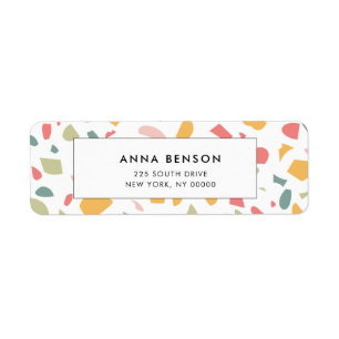 Modernes Terrazzo-Muster