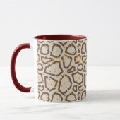 Modernes Terrazzo-Muster Tasse (Links)