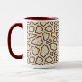 Modernes Terrazzo-Muster Tasse (Links)