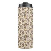 Modernes Terrazzo-Muster Thermosbecher (Vorderseite)