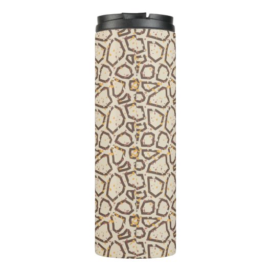 Modernes Terrazzo-Muster Thermosbecher (Rückseite)