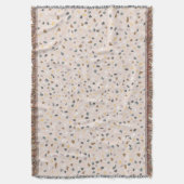 Modernes Terrazzo Muster weich neutral Decke (Vorderseite Vertikal)