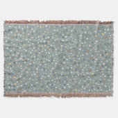 Modernes Terrazzo Muster weich neutral Decke (Vorderseite)