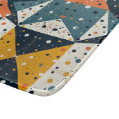 Modernes Terrazzo Print Cutting Board Schneidebrett (Ecke)