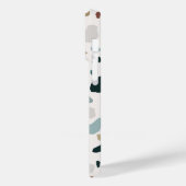 Modernes Terrazzo Stone Texturmuster Case-Mate iPhone Hülle (Rückseite / Links)