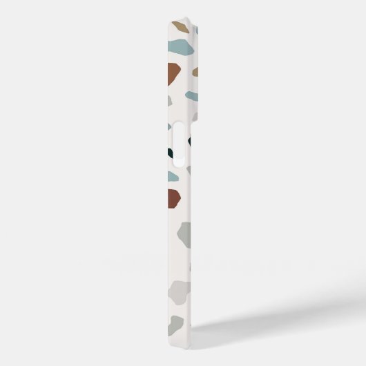 Modernes Terrazzo Stone Texturmuster Case-Mate iPhone Hülle (Rückseite / Rechts)