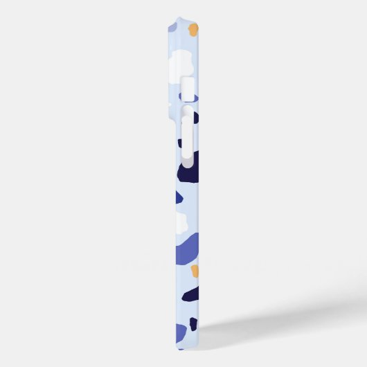 Modernes Terrazzo Stone Texturmuster Case-Mate iPhone Hülle (Rückseite / Links)