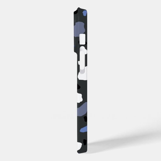 Modernes Terrazzo Stone Texturmuster Case-Mate iPhone Hülle (Rückseite / Links)