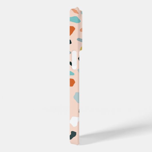 Modernes Terrazzo Stone Texturmuster Case-Mate iPhone Hülle (Rückseite / Rechts)