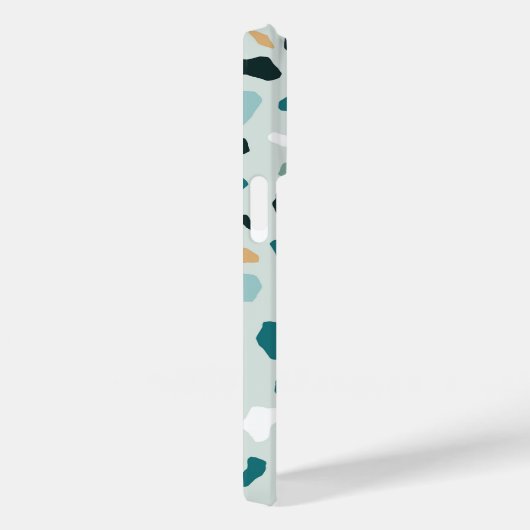 Modernes Terrazzo Stone Texturmuster Case-Mate iPhone Hülle (Rückseite / Rechts)