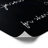 Modernes Text Overlay Foto Hochzeitsempfang Poster (Ecke)