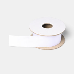 Modernes Tiefwald-Grün-Minimalistisch-Monogramm 1 Satinband