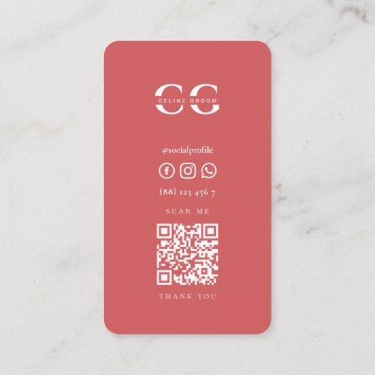 Modernes Tierfutter Grooming Hund Groomer Foto Cor Telefonnummerkarte (Rückseite)